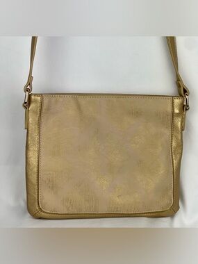 Shiraleah Metallic Gold Shoulder Bag